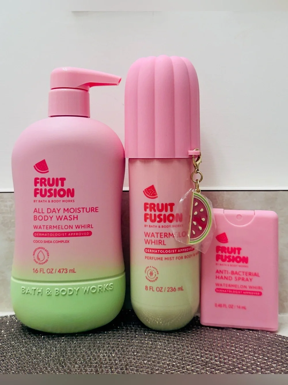 NWT Bath & Body Works Fruit Fusion Watermelon Whirl Set